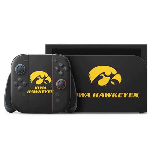 University of Iowa Hawkeyes Nintendo Switch 2 (2025) with Joy-Con Skin